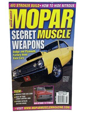 Mopar Muscle Magazine June 2003 Hemi Dart Dodge Plymouth Race Cars Nitrous Tech
